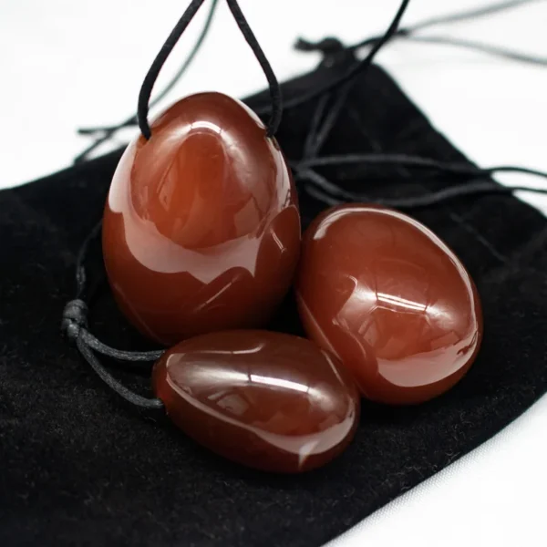 3PC Jade Stone Yoni Egg Set Natural Rose Quartz Vaginal Massage Eggs Ball Repair Vaginal Tightening Kegel Muscle Exercise Care - Image 34