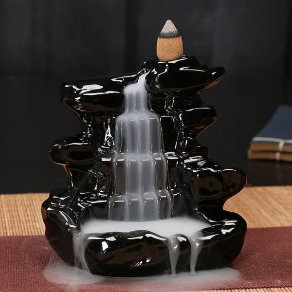 Creative Home Decor Backflow Stick Incense Burner Ceramic Censer Home Decoration Use In Home Teahouse Zen Yoga Decor -No Incense - Image 10