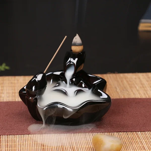 Creative Home Decor Backflow Stick Incense Burner Ceramic Censer Home Decoration Use In Home Teahouse Zen Yoga Decor -No Incense - Image 7