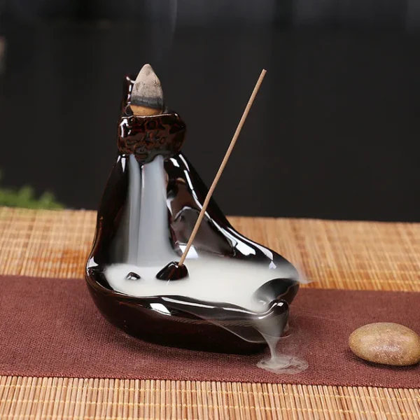 Creative Home Decor Backflow Stick Incense Burner Ceramic Censer Home Decoration Use In Home Teahouse Zen Yoga Decor -No Incense - Image 19