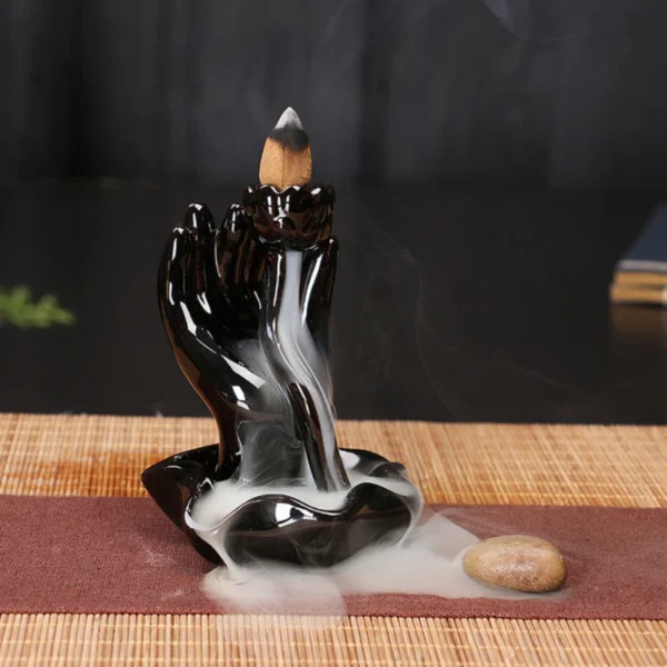 Creative Home Decor Backflow Stick Incense Burner Ceramic Censer Home Decoration Use In Home Teahouse Zen Yoga Decor -No Incense - Image 3