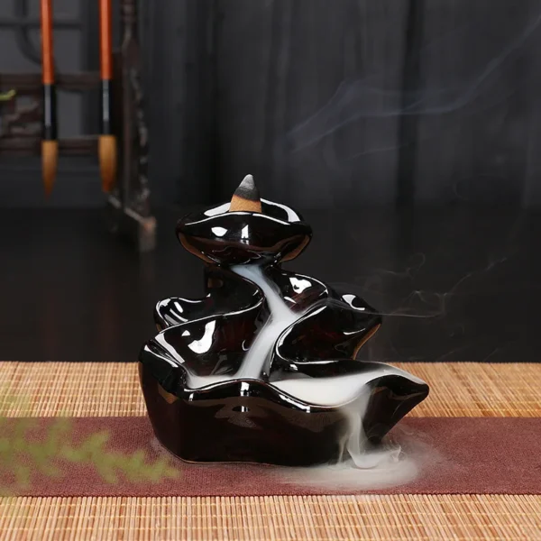 Creative Home Decor Backflow Stick Incense Burner Ceramic Censer Home Decoration Use In Home Teahouse Zen Yoga Decor -No Incense - Image 21
