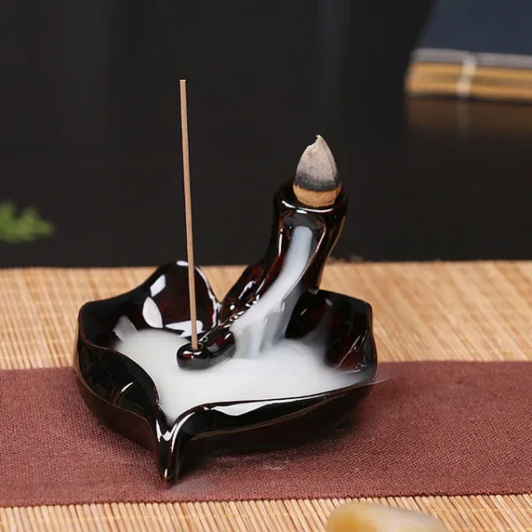 Creative Home Decor Backflow Stick Incense Burner Ceramic Censer Home Decoration Use In Home Teahouse Zen Yoga Decor -No Incense - Image 14