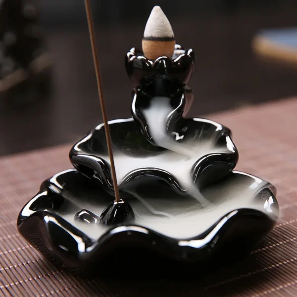Creative Home Decor Backflow Stick Incense Burner Ceramic Censer Home Decoration Use In Home Teahouse Zen Yoga Decor -No Incense - Image 23